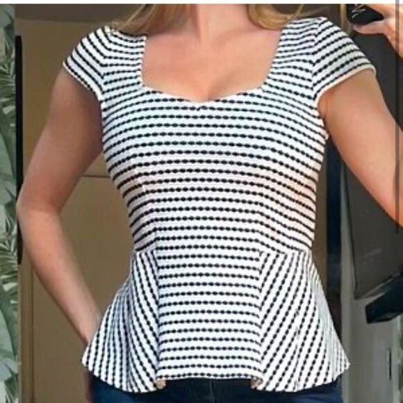 Postmark peplum top  - Picture 2 of 8